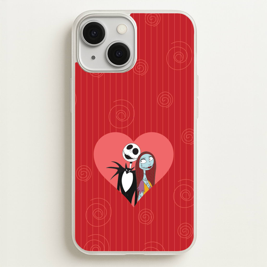 J And S Heart iPhone 13 Mini Case