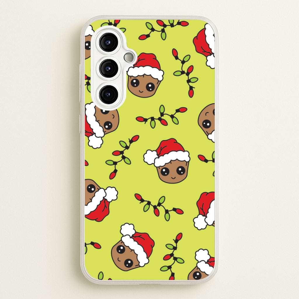 Christmas Tree Hero Pattern Galaxy A54 Case