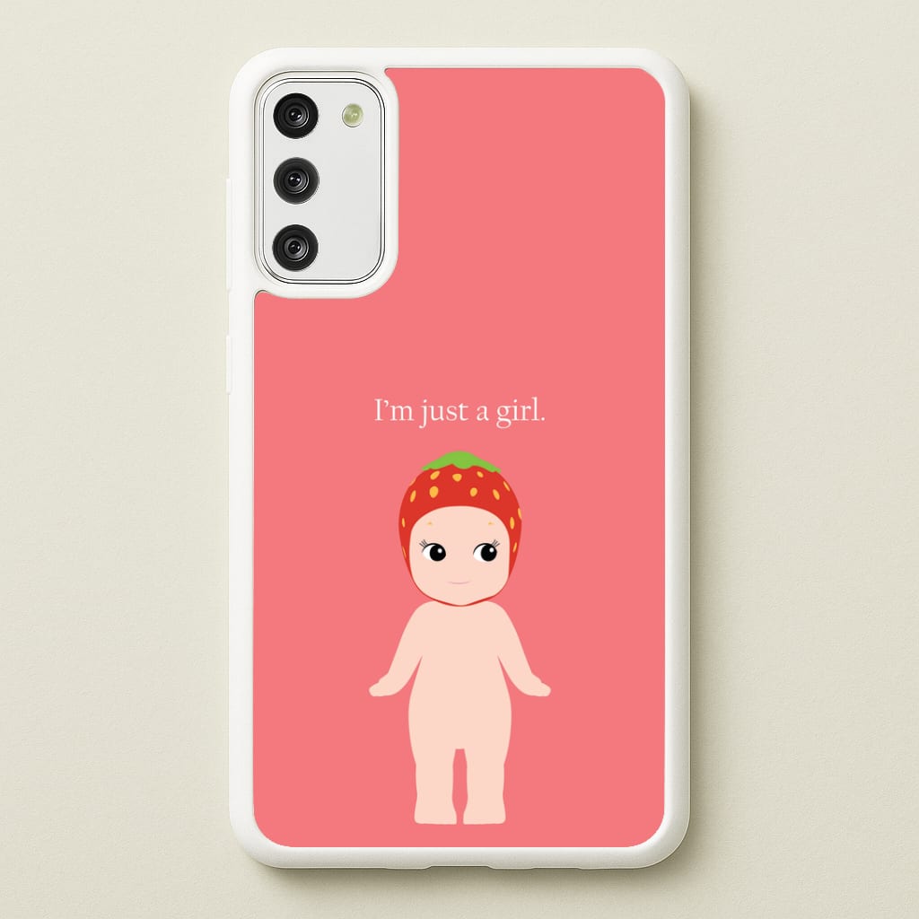 I'm Just A Girl Galaxy A41 Case