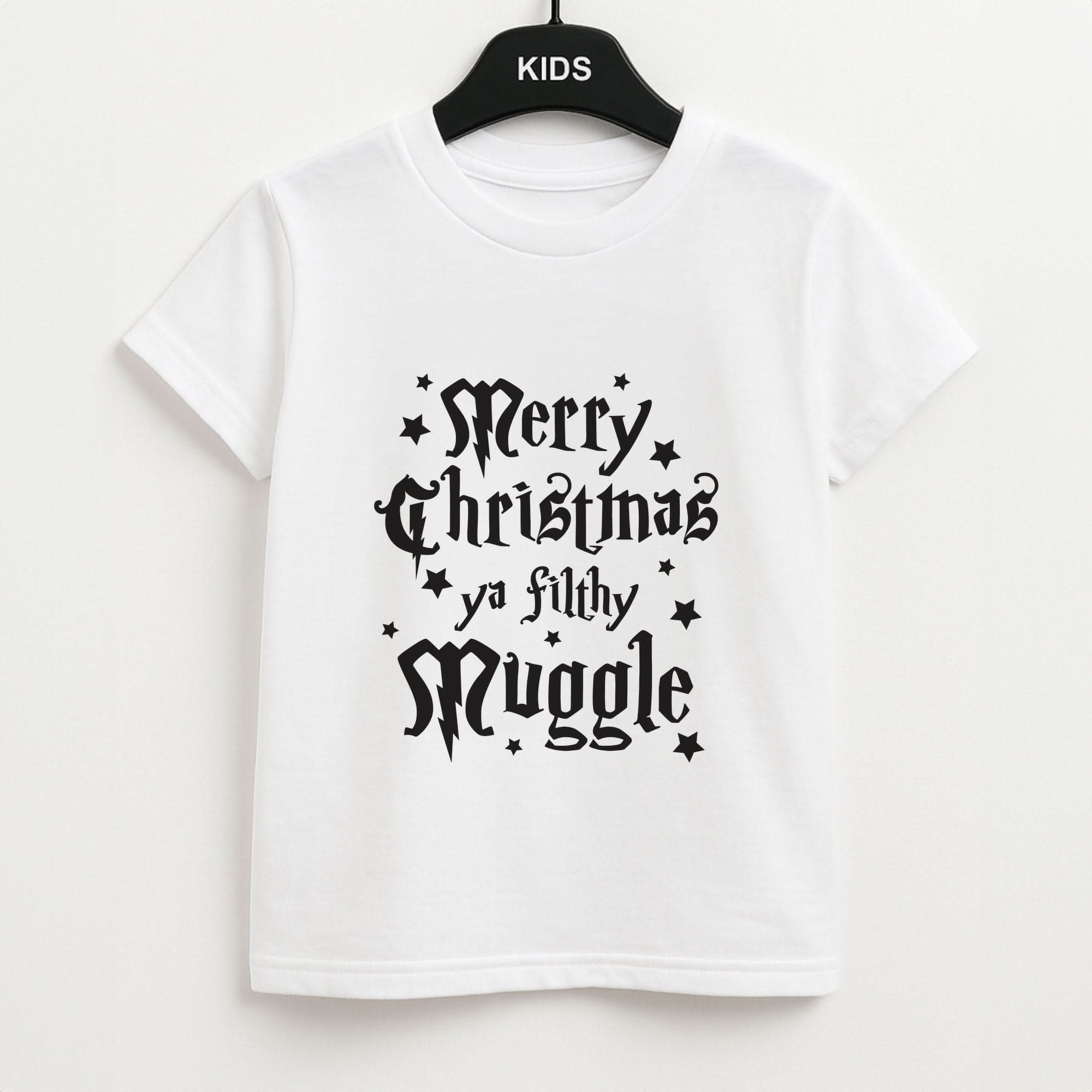 Merry Christmas You Filthy Muggle Kids Unisex T-Shirt