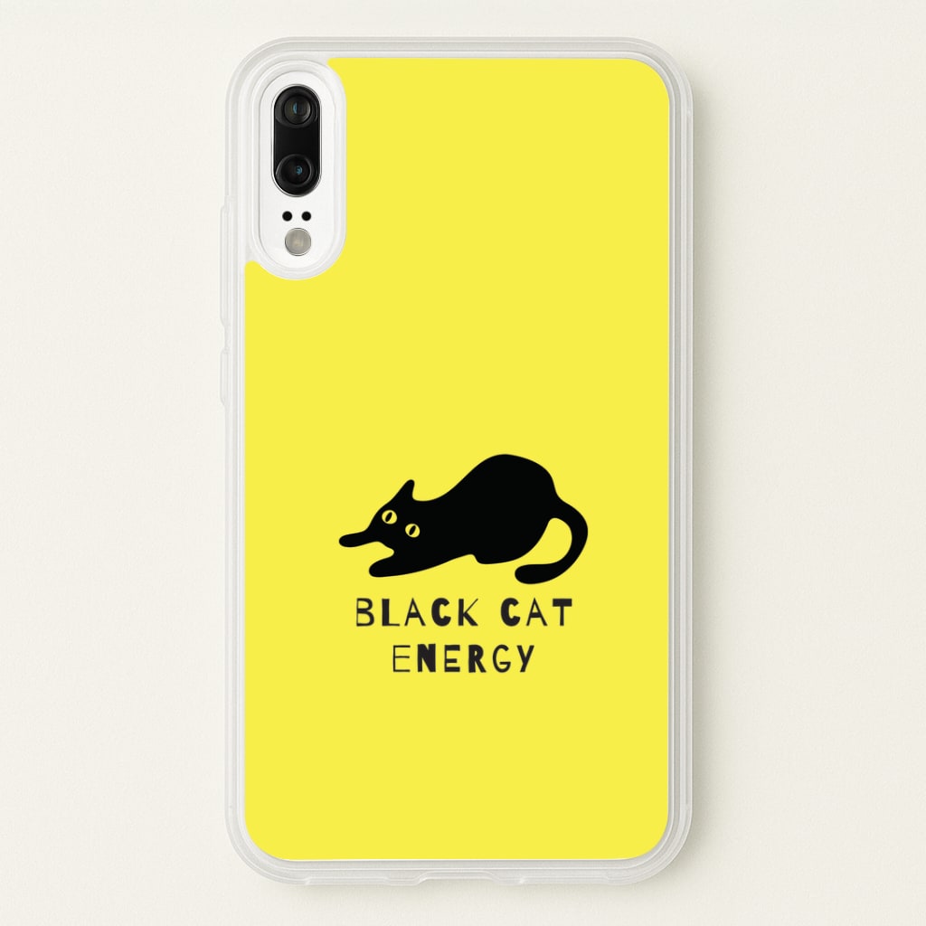 Black Cat Energy Huawei P20 Case