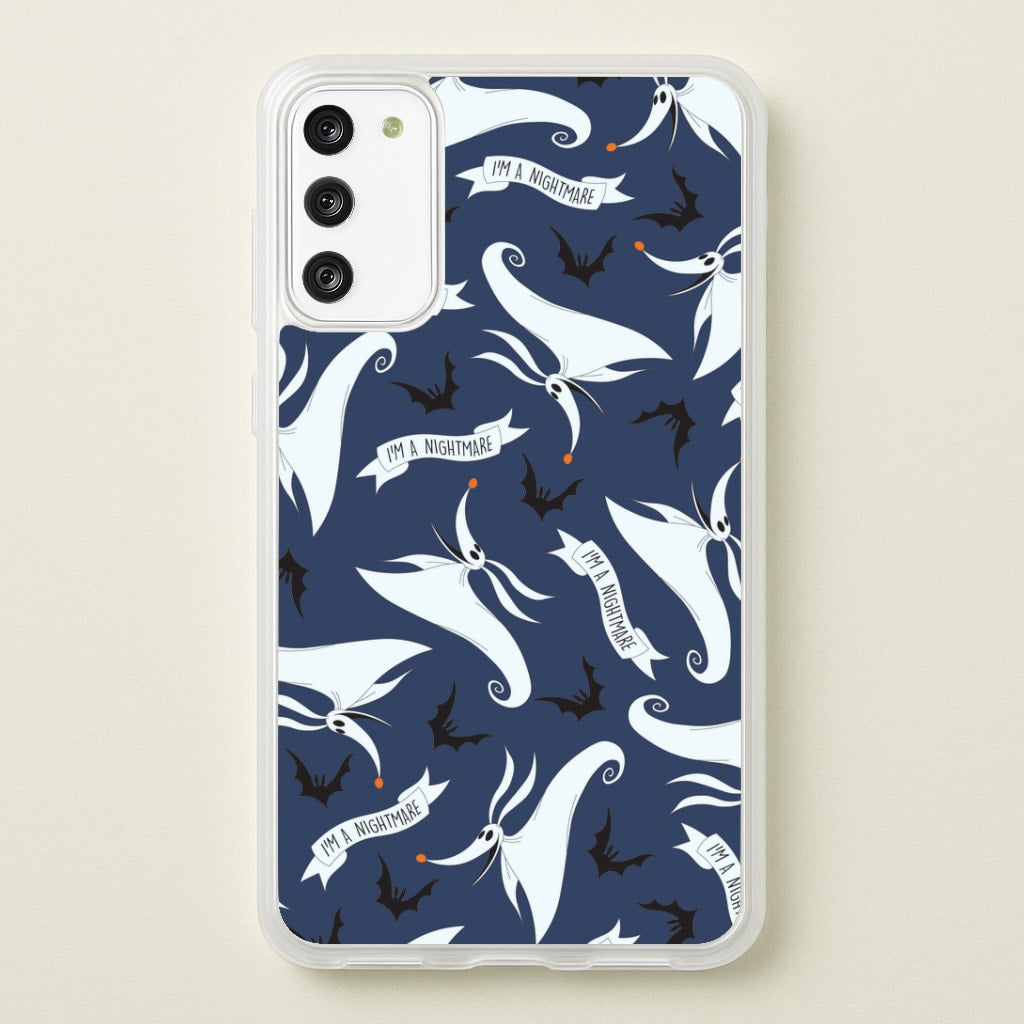 Skeleton Dog And Bats Pattern Galaxy A41 Case