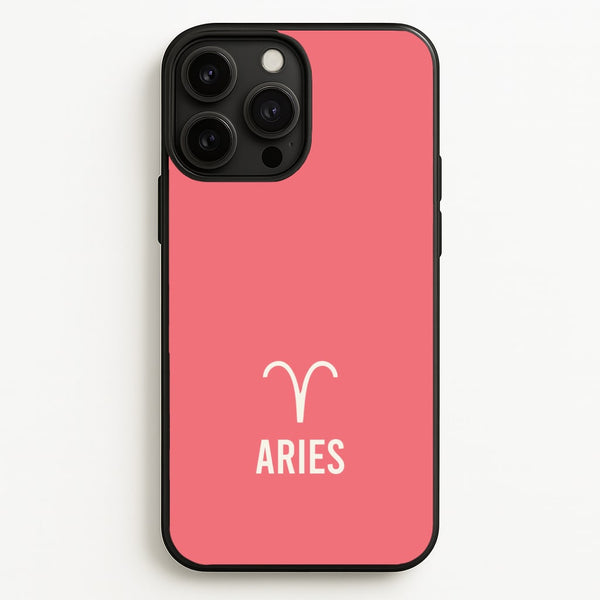 Aries Pastel Zodiac iPhone 13 Pro Case