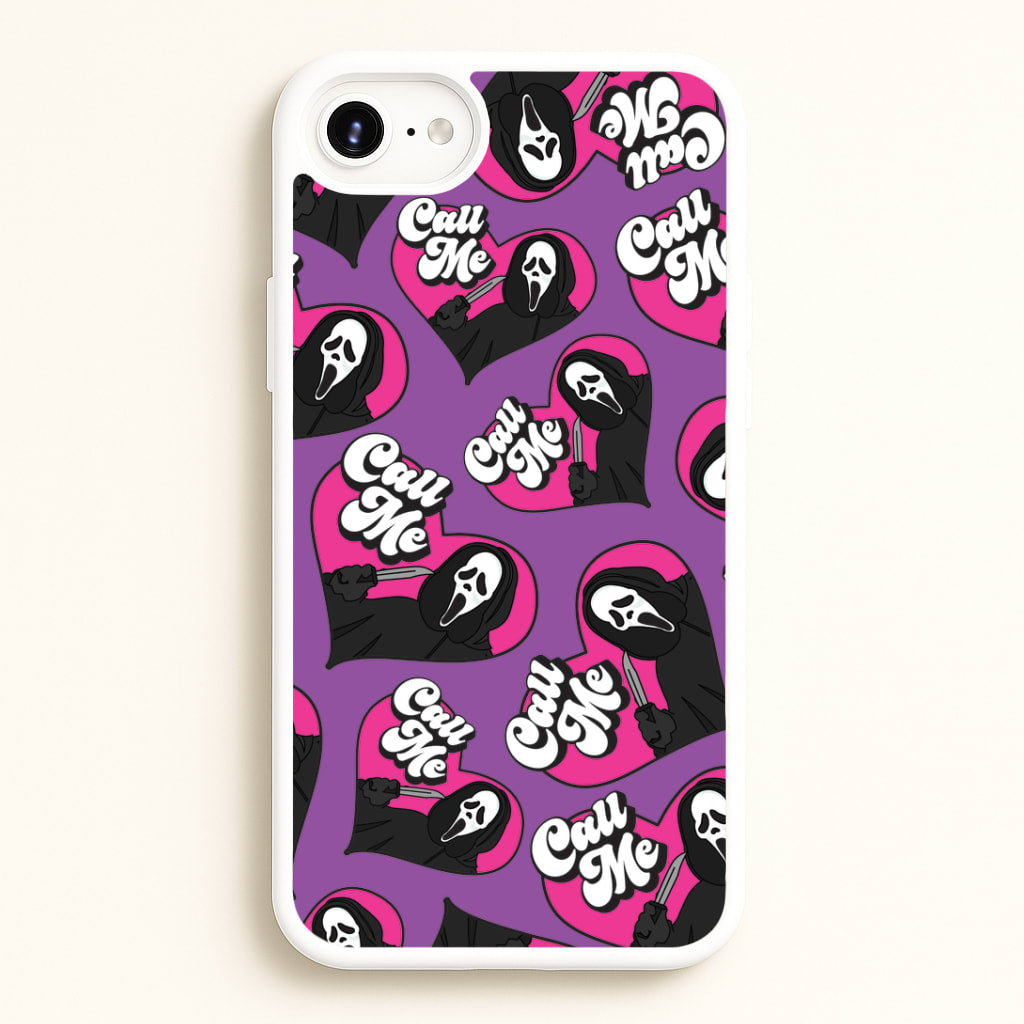 Call Me Heart Pattern iPhone 6 Plus / 7 Plus / 8 Plus Case