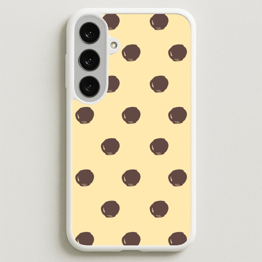Vanilla & Chocolate Buttons Galaxy S25FE Case