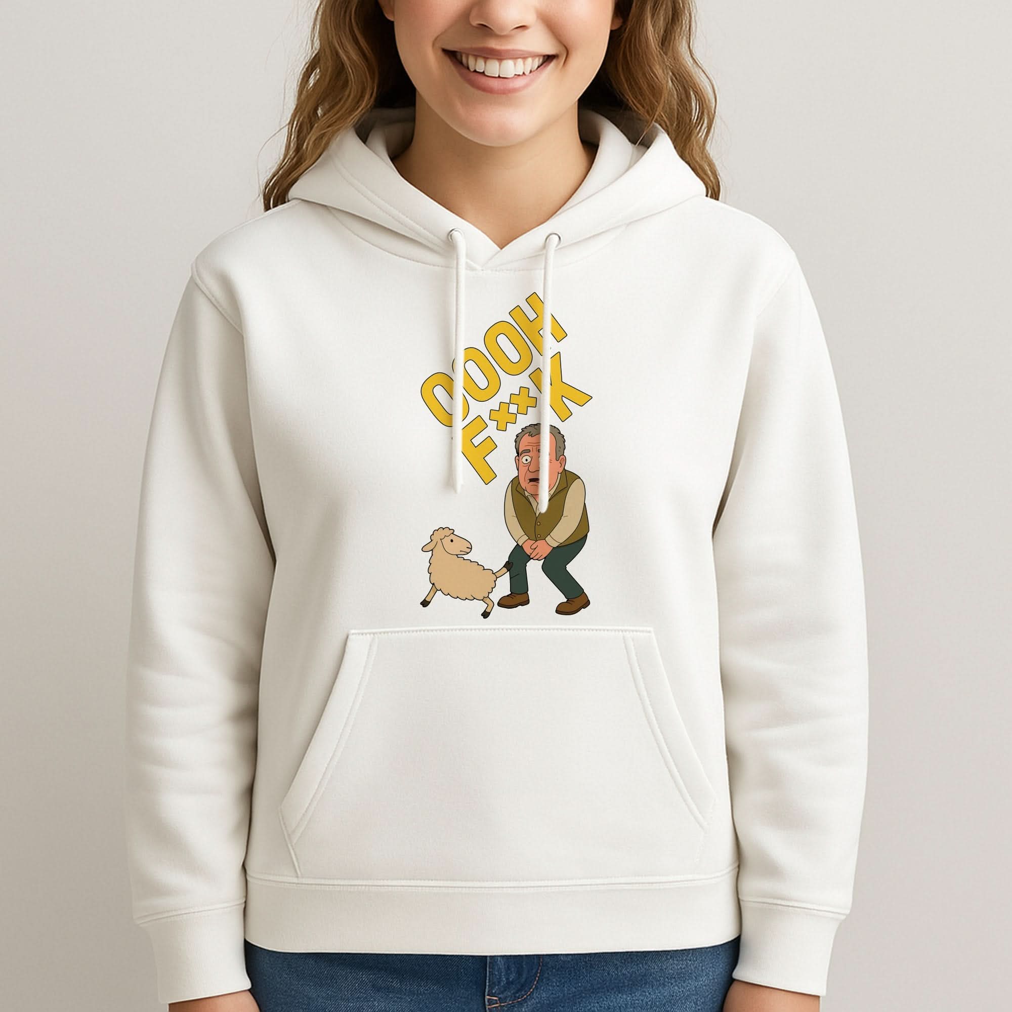 Oooh Fk Womans Hooded Sweatshirt