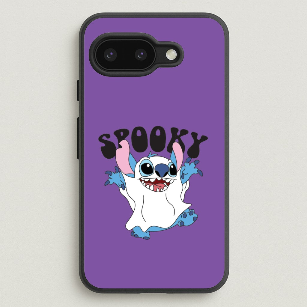 Spooky Cute Blue Alien Google Pixel 9a Case