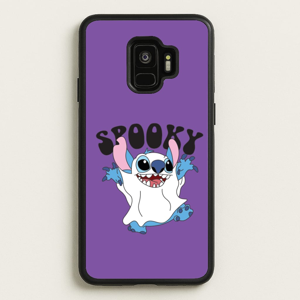 Spooky Cute Blue Alien Galaxy S9 Case