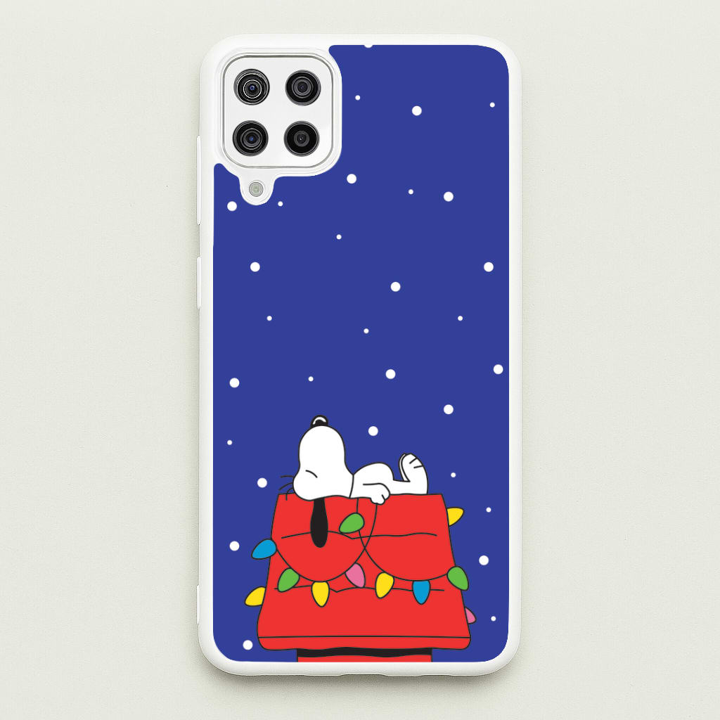 Cartoon Beagle Fairylights Galaxy A12 Case