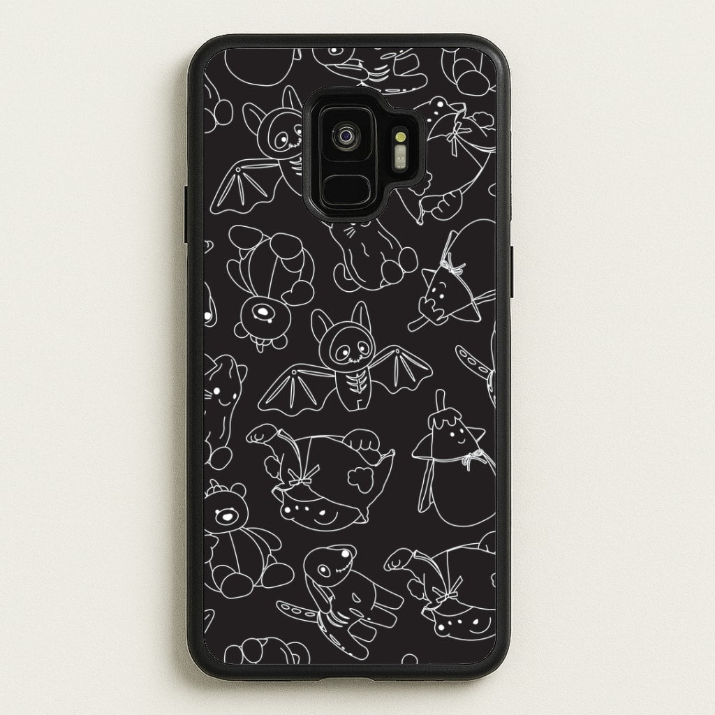 Halloween Plushies Pattern II - Halloween Galaxy S9 Case