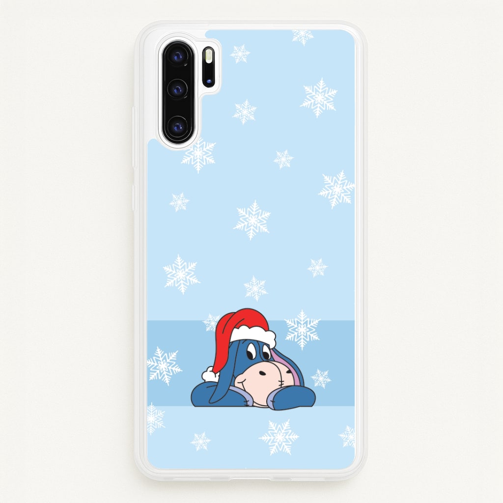 Cartoon Donkey Snowflakes Huawei P30 Pro Case
