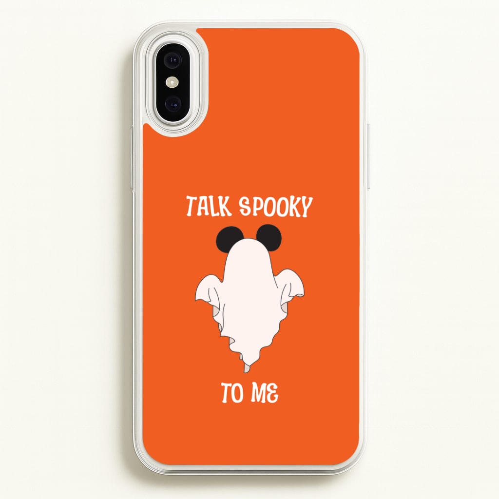 Talk Spooky To Me Mouse Ghost iPhone XS Max Case