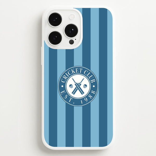 Stripey Cricket Badge iPhone 13 Pro Max Case