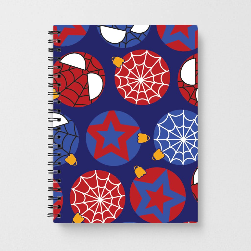 Spider Hero Baubles Pattern Notebook