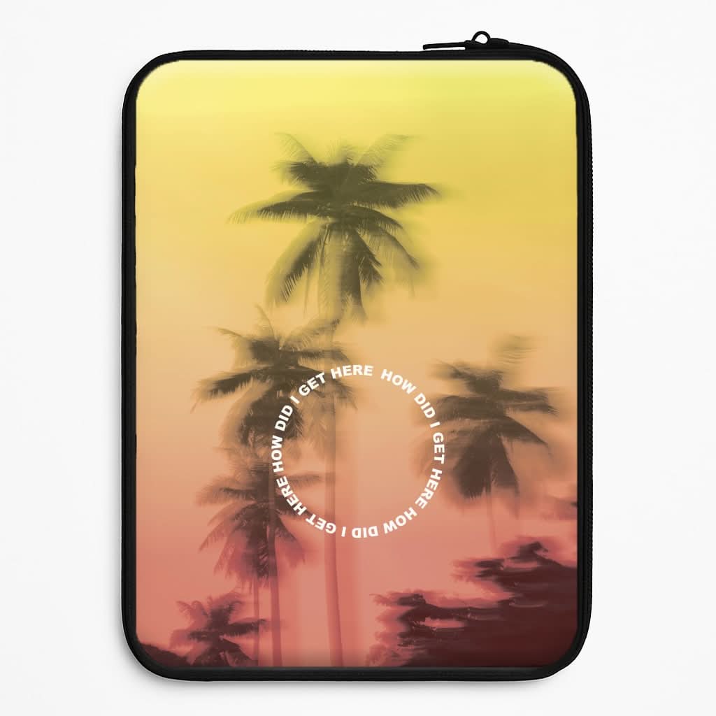 Palm Trees Circle Universal Laptop Sleeve