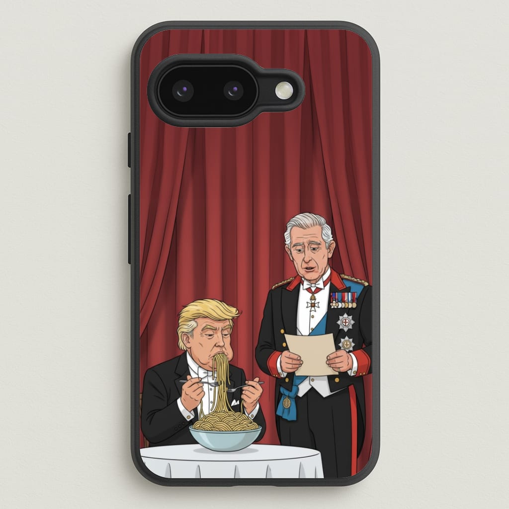 Charles & Donald's Spaghetti Google Pixel 9a Case