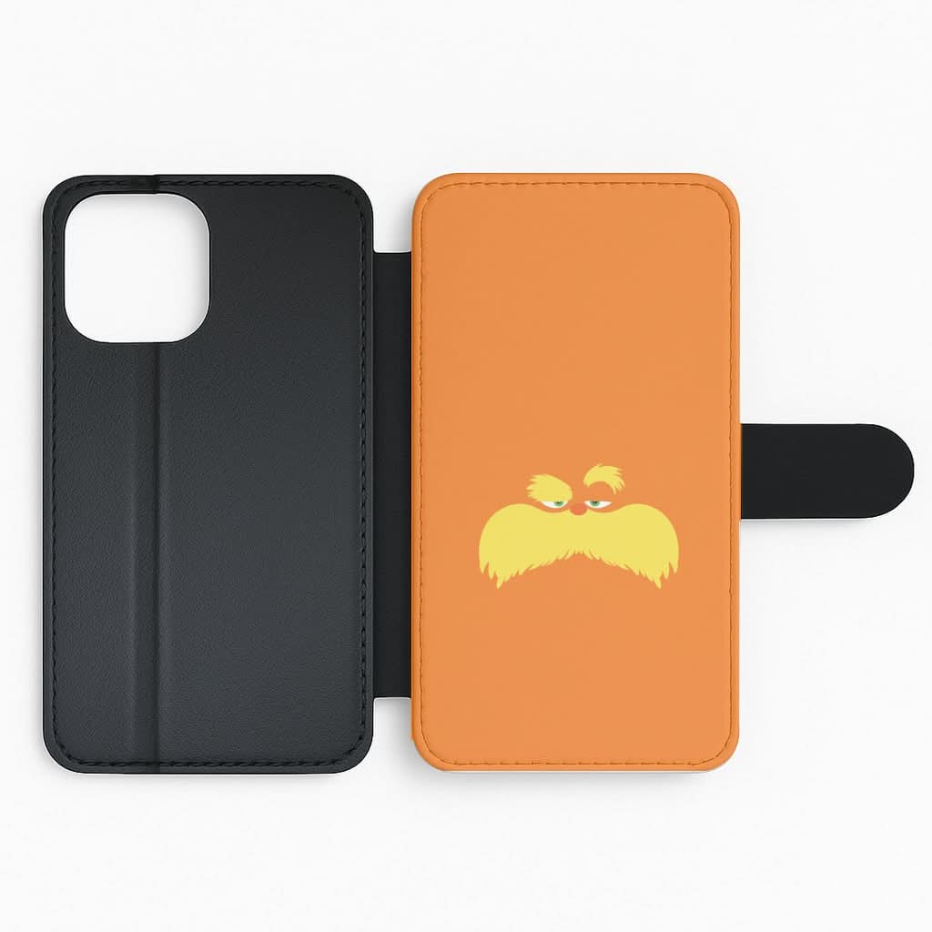 Orange Tree Creature Face Flip Phone Case