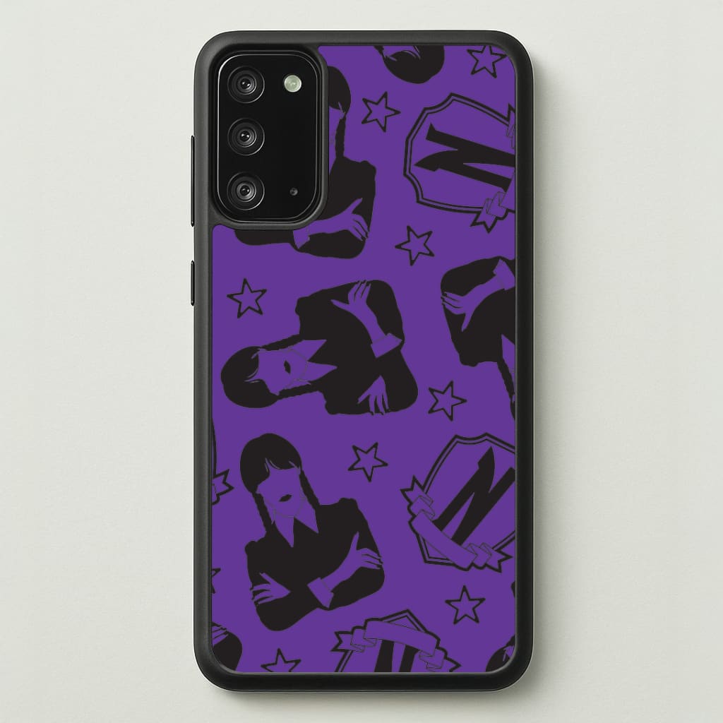 Wednesday Pattern Galaxy Note 20 Case