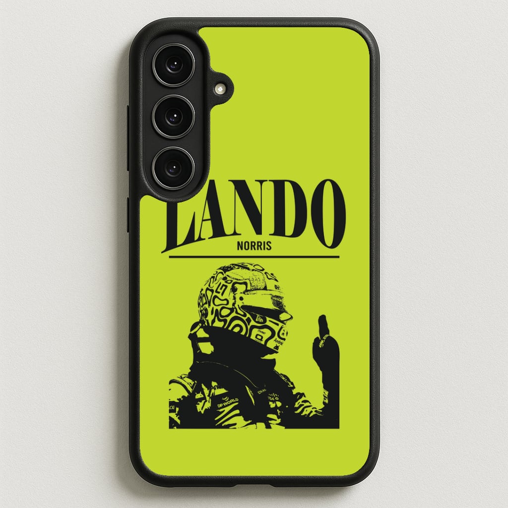 Lando Black And Green Galaxy S25FE Case