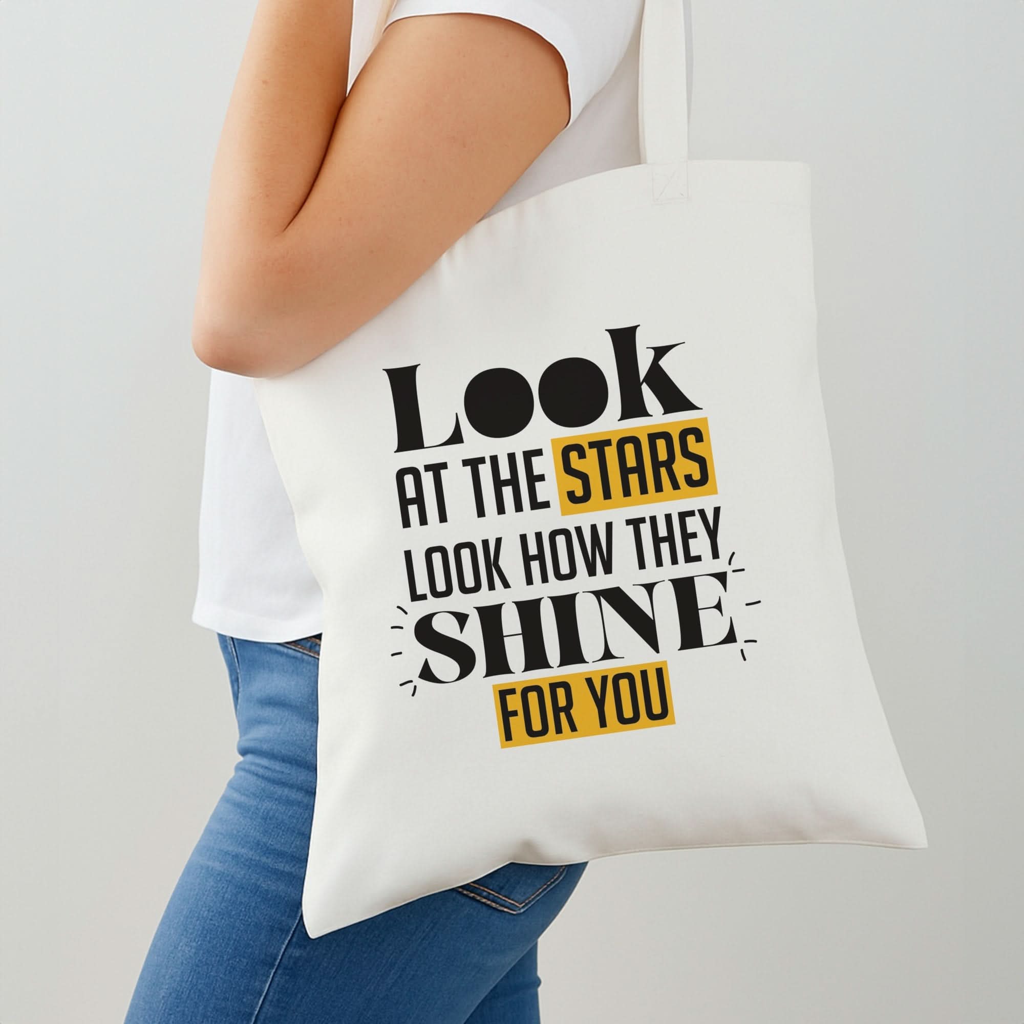 Look At The Stars Shoulder Bag