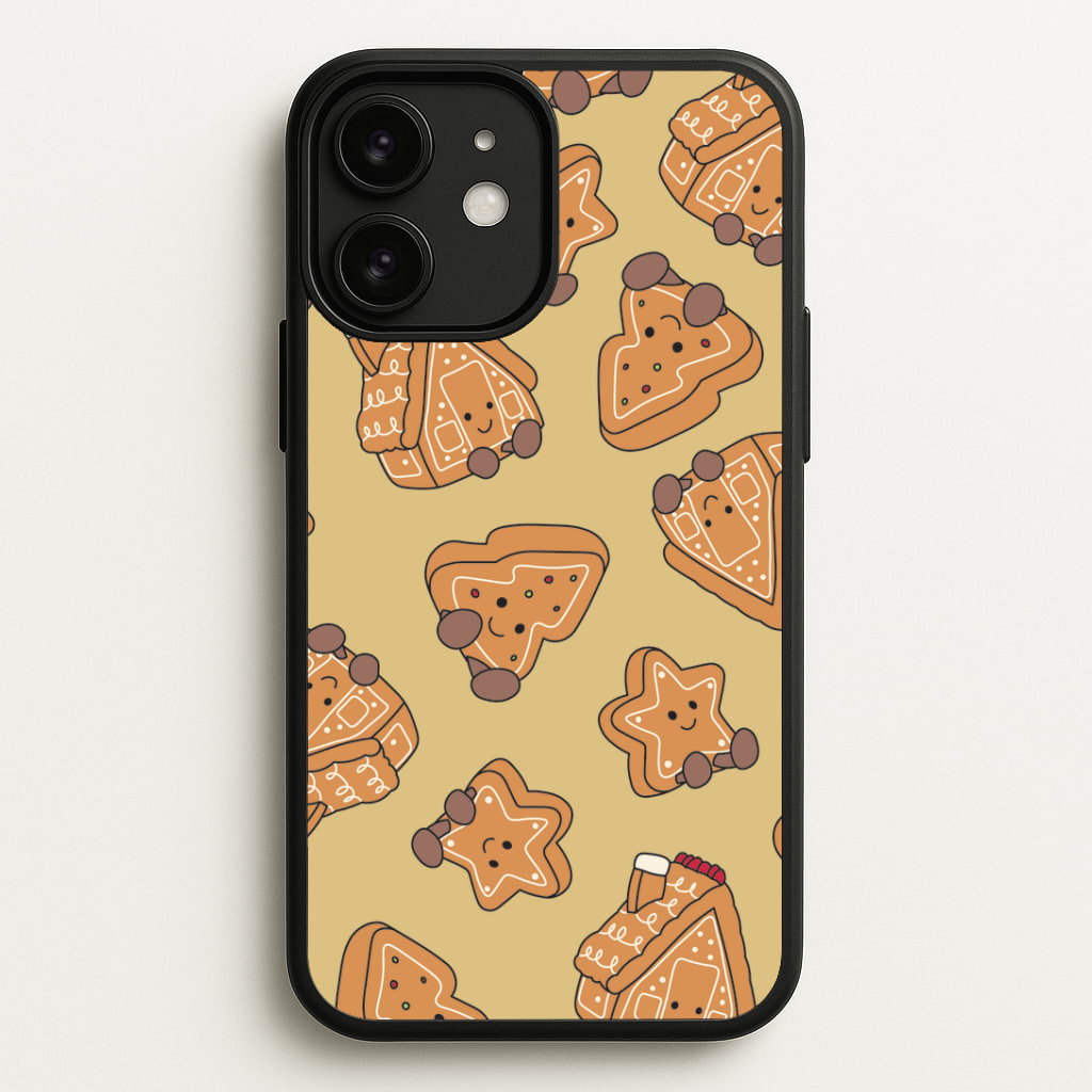 Gingerbread Plushies Pattern iPhone 11 Case