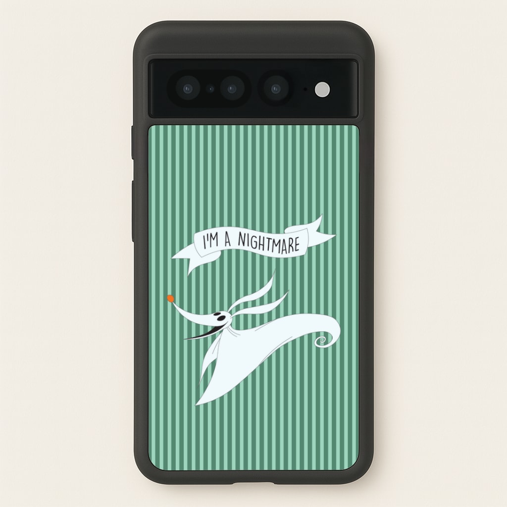 Stripey I'm A Nightmare Google Pixel 7 Pro Case