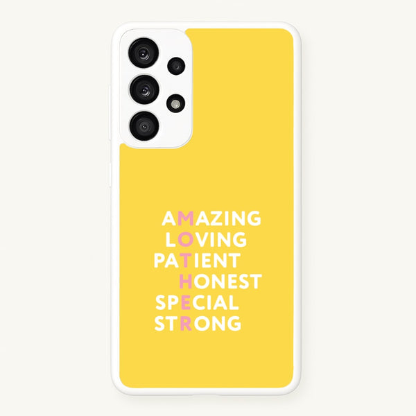 Mother Anagram Galaxy A33 Case