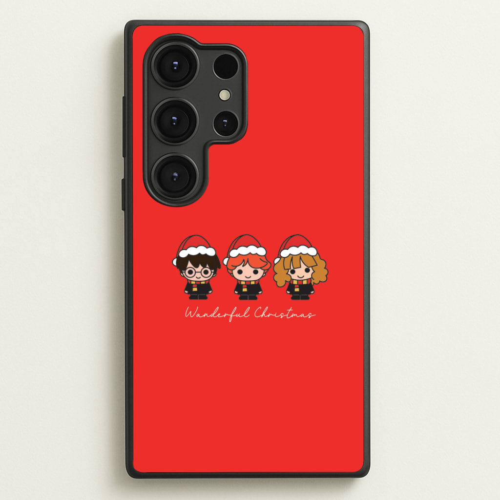 Wizards With Christmas Hats Galaxy S25 Ultra Case