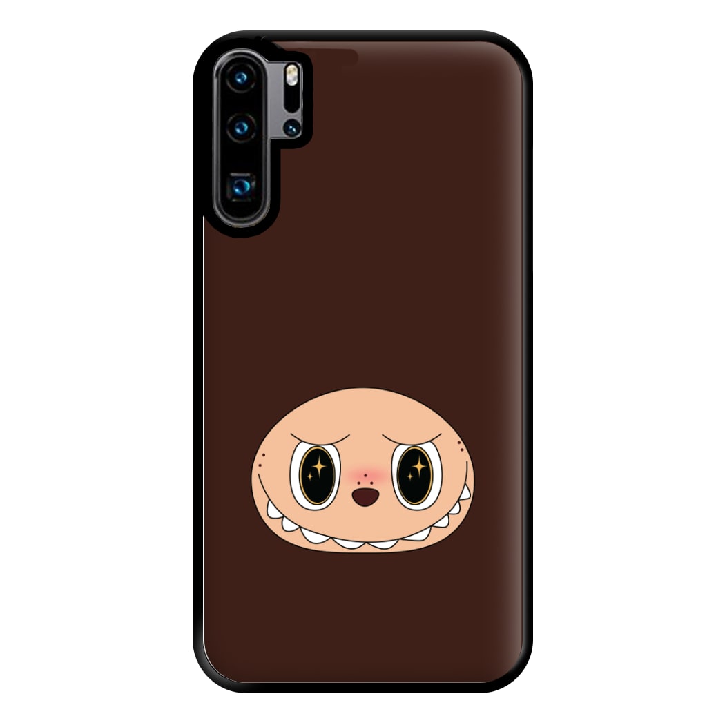 Cute Brown Monster Face Huawei P30 Pro Case