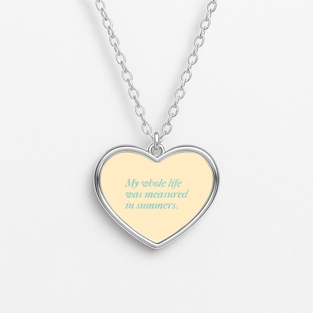 Measured In Summers Heart Necklace