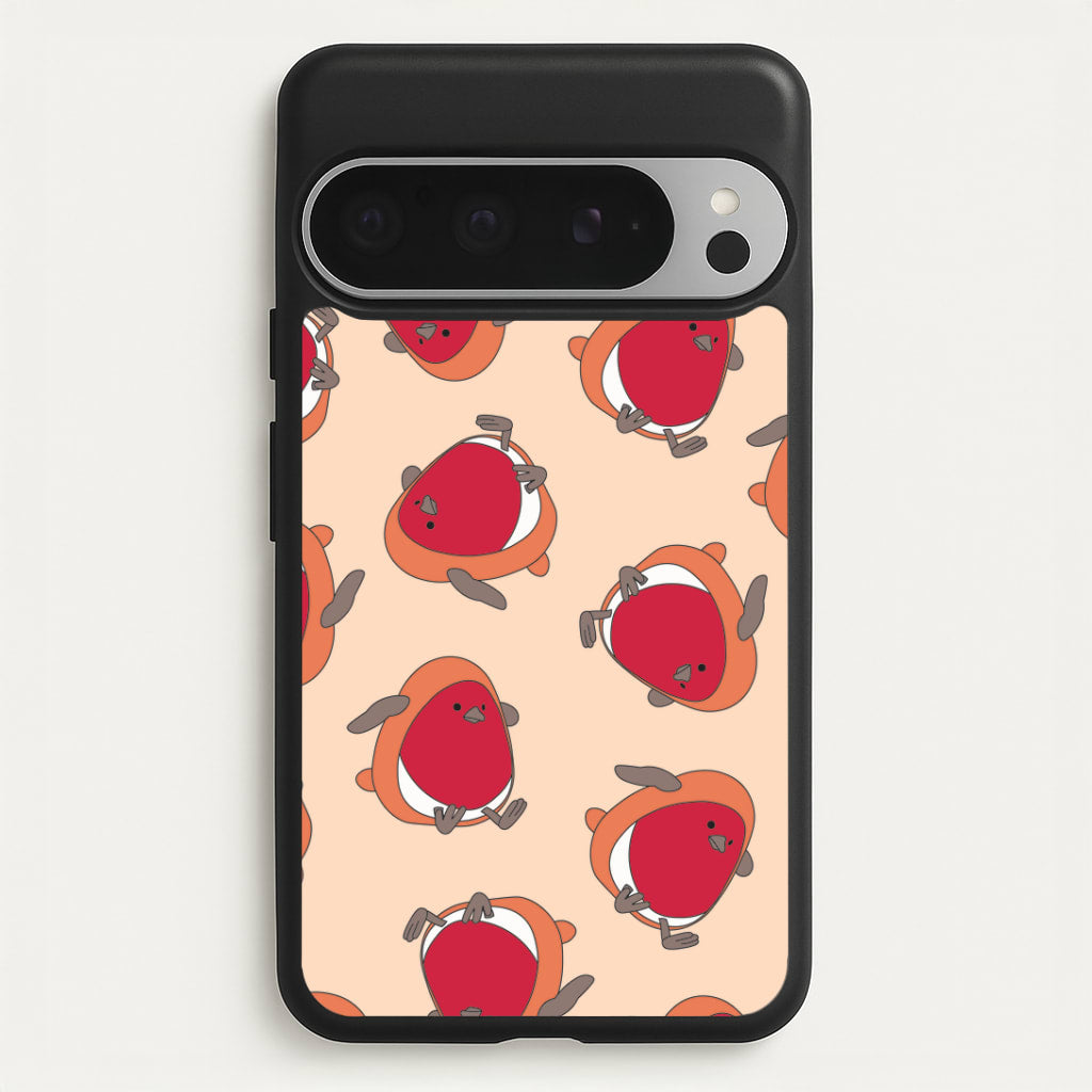 Christmas Robin Plush Pattern Google Pixel 9 Pro XL Case