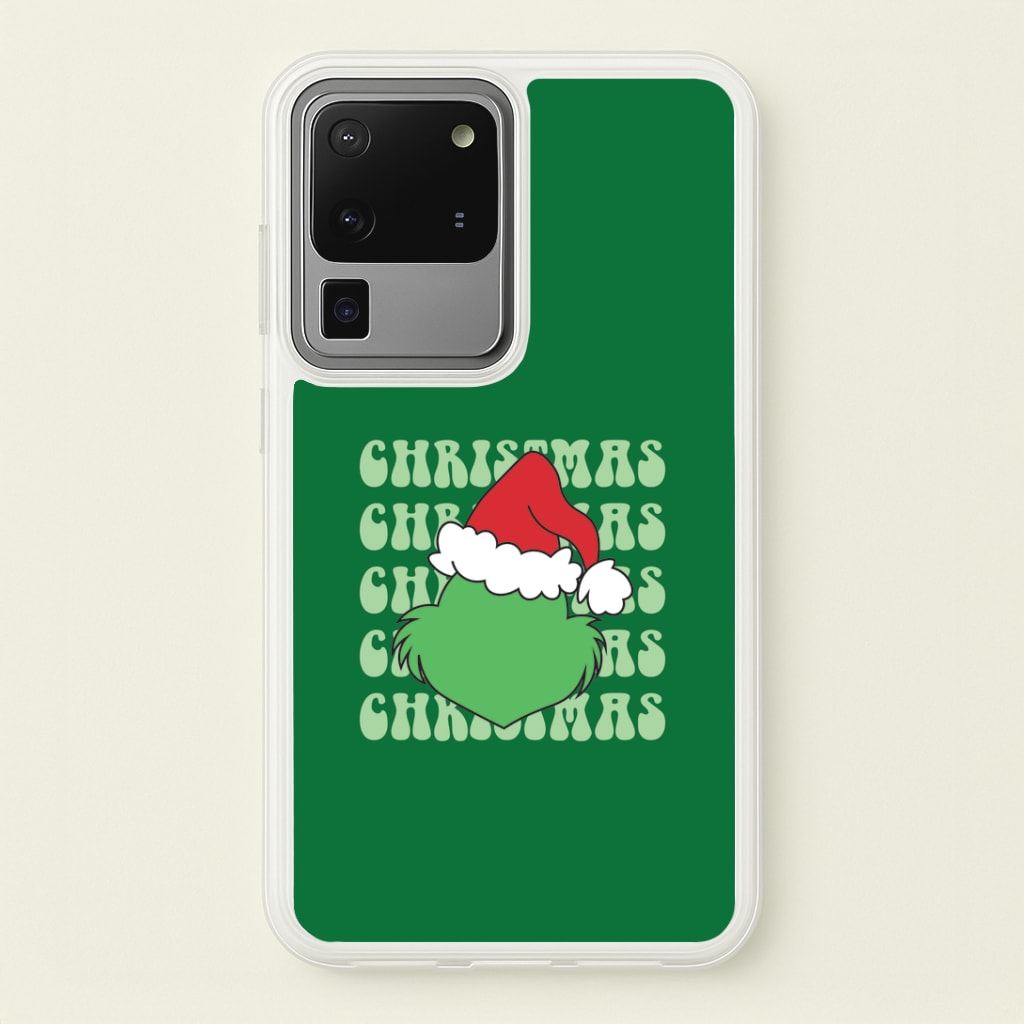 Green Creature Christmas Galaxy S20 Ultra Case
