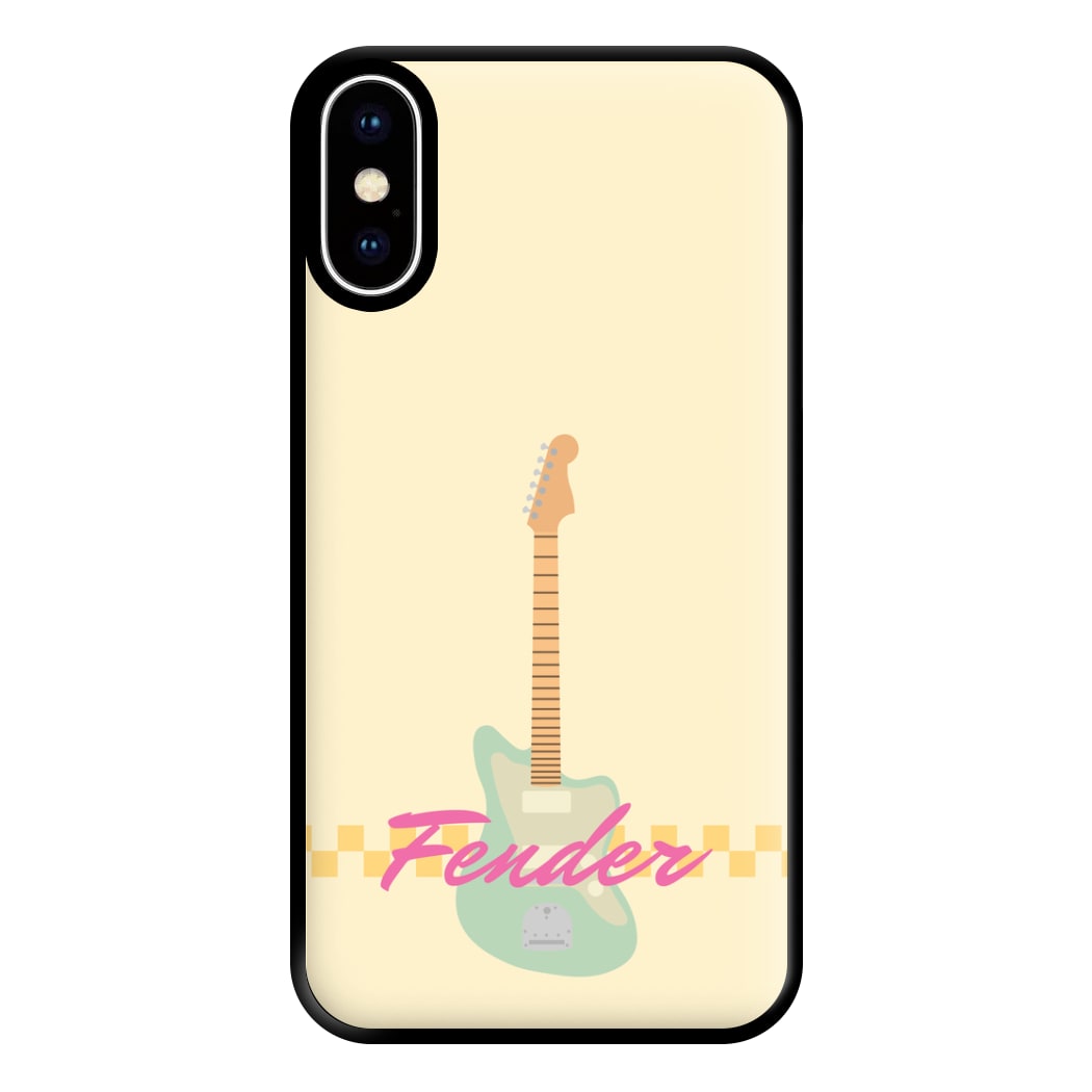 Blue Guitar Fender iPhone XS Max Case