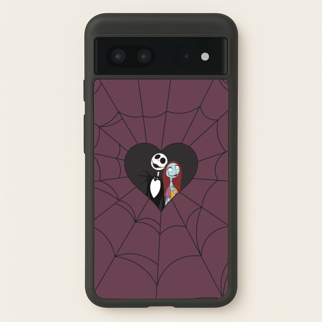 J And S Cobweb Heart Google Pixel 7 Case