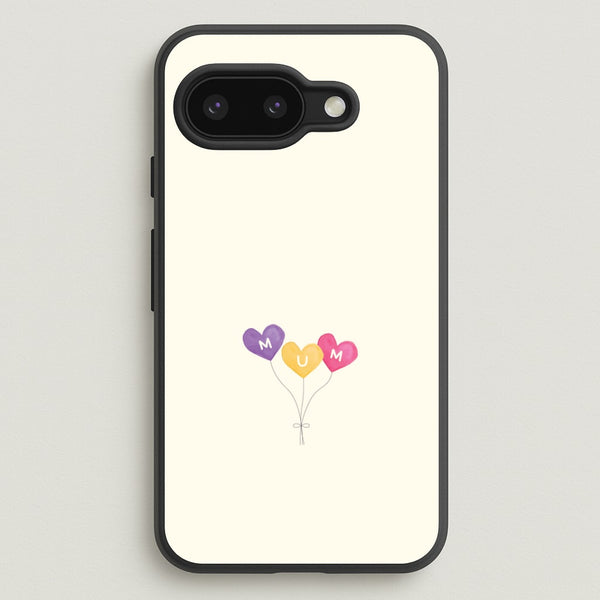 Mum Watercolour Balloons Google Pixel 9a Case
