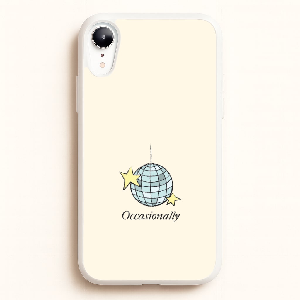 Ocasionally Discoball iPhone XR Case