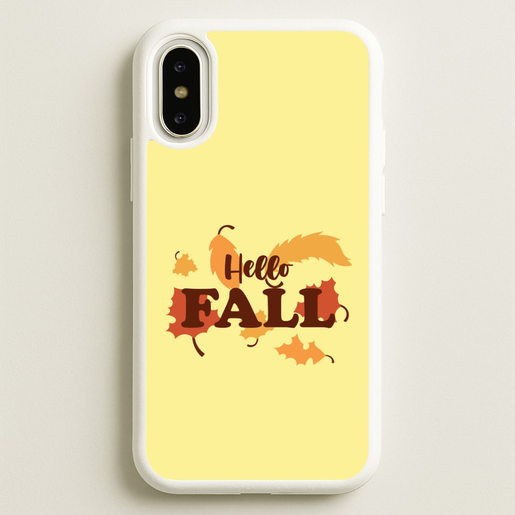Hello Fall iPhone X / XS Case