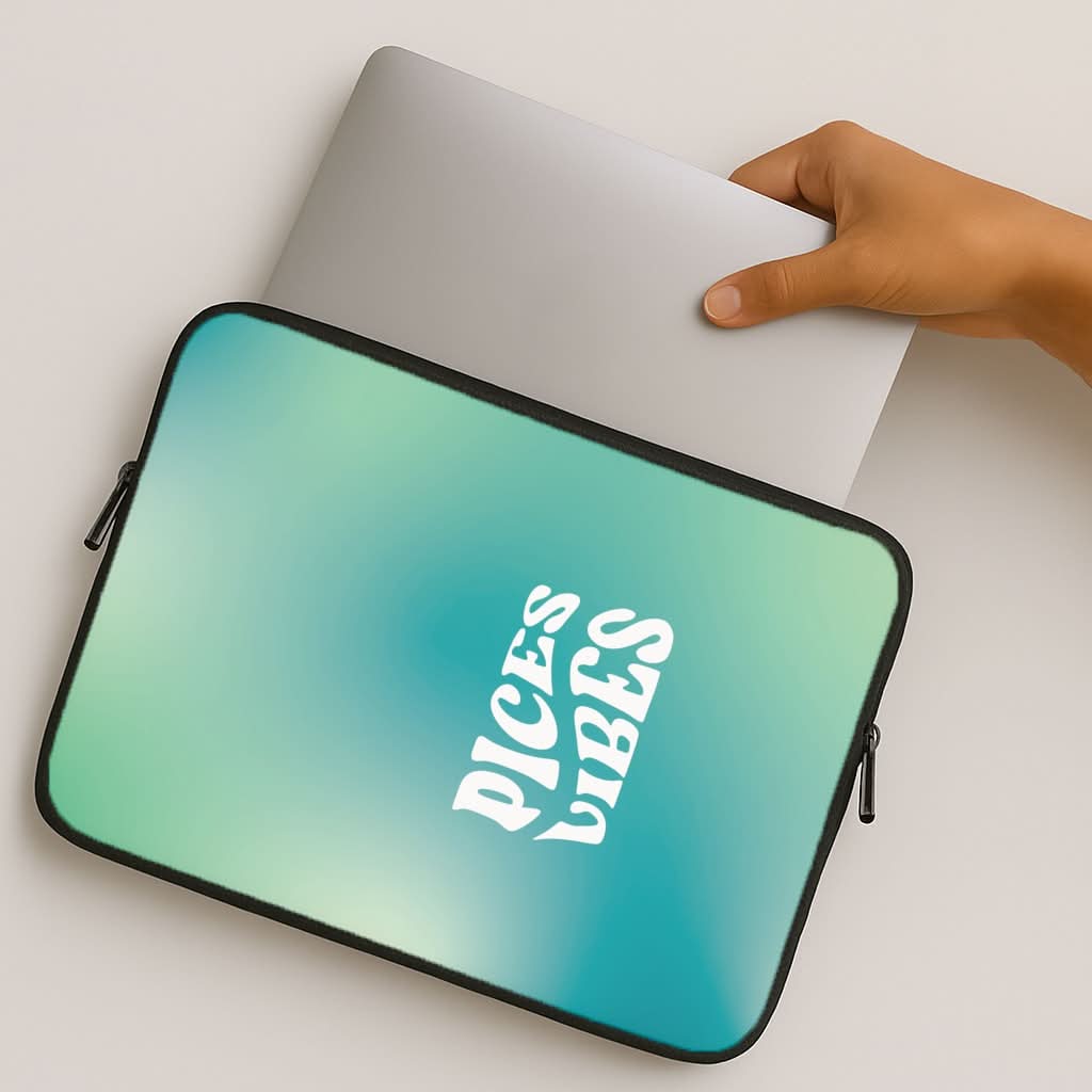 Pices Vibes Gradient Zodiac MacBook Cover