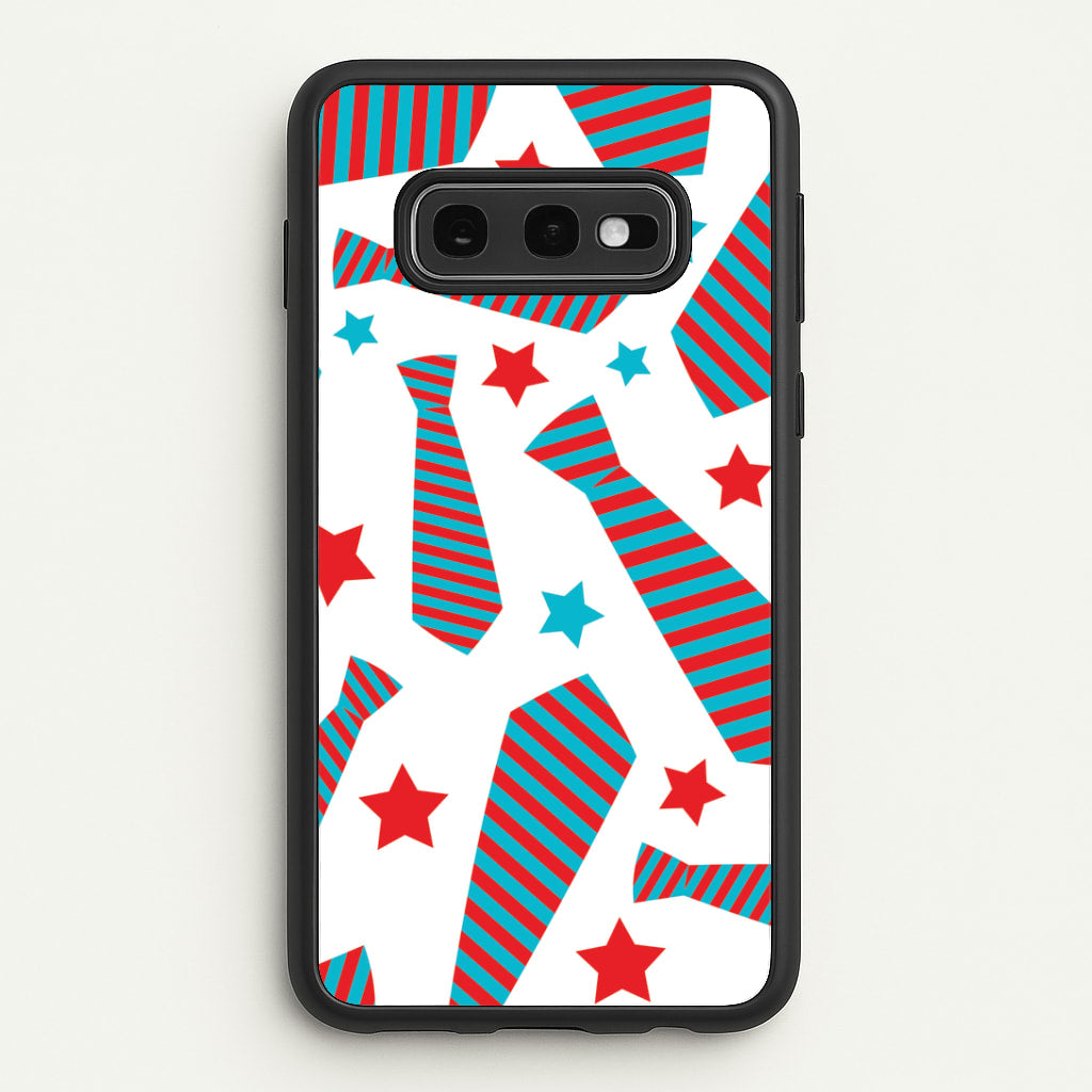 Tie And Stars Pattern Galaxy S10e Case
