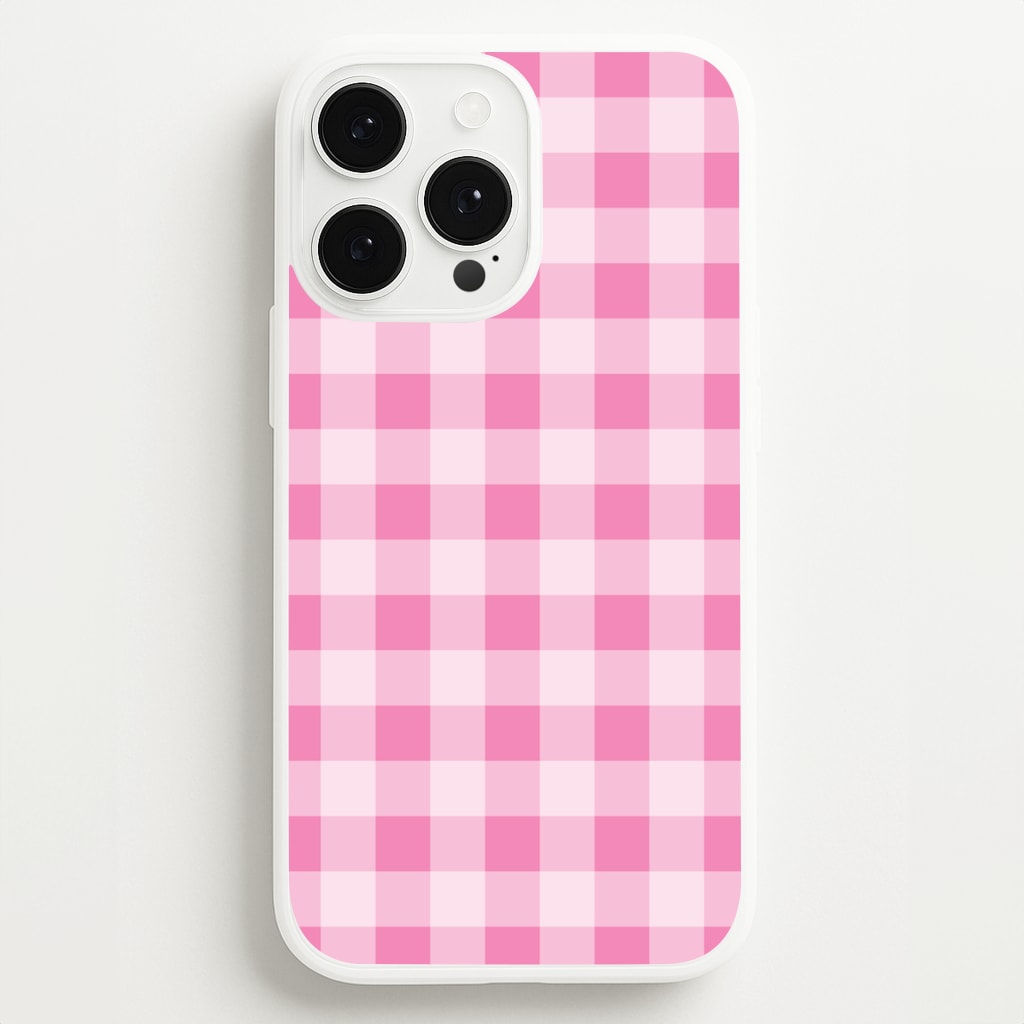 Strawberry Gingham iPhone 13 Pro Case