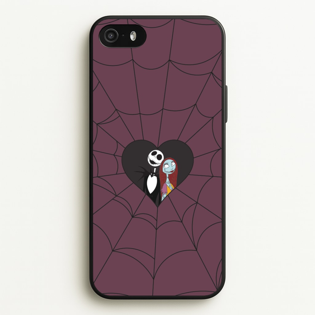 J And S Cobweb Heart iPhone 5 / 5s / SE 2016 Case