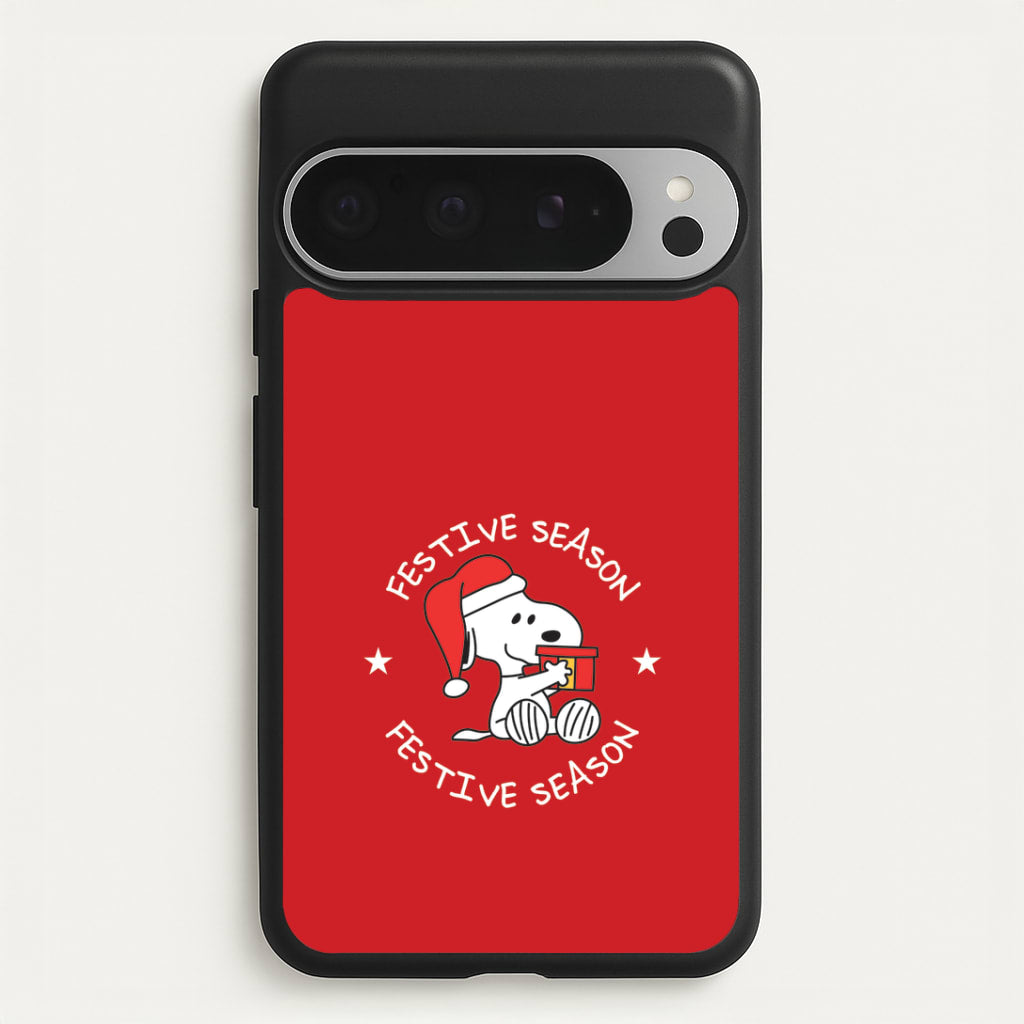 Cartoon Beagle Festive Season Google Pixel 9 Pro XL Case