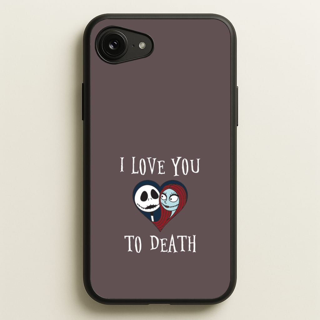I Love You To Death Heart iPhone 16e Case