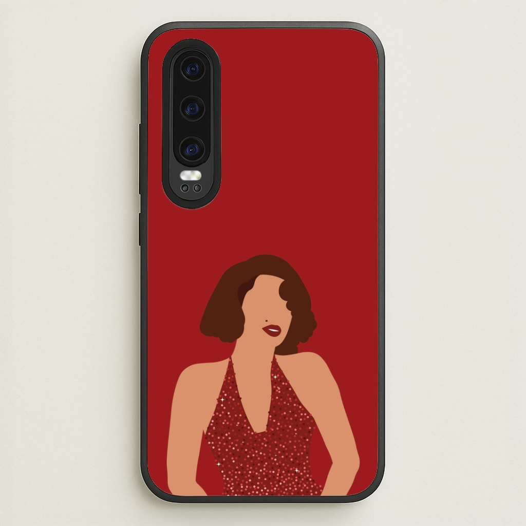 Red Sparkly Dress Huawei P30 Case