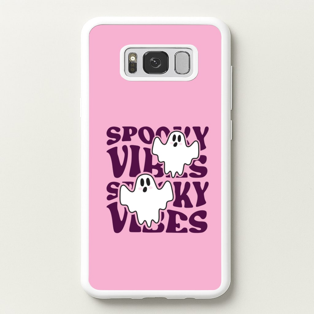 Spooky Vibes Pink Galaxy S8 Case