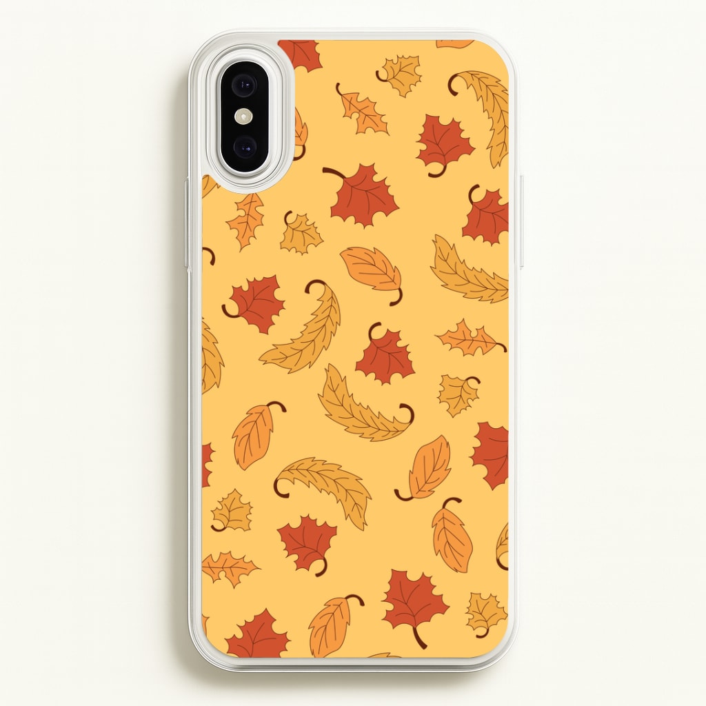 Leaves Assortment Pattern iPhone XS Max Case