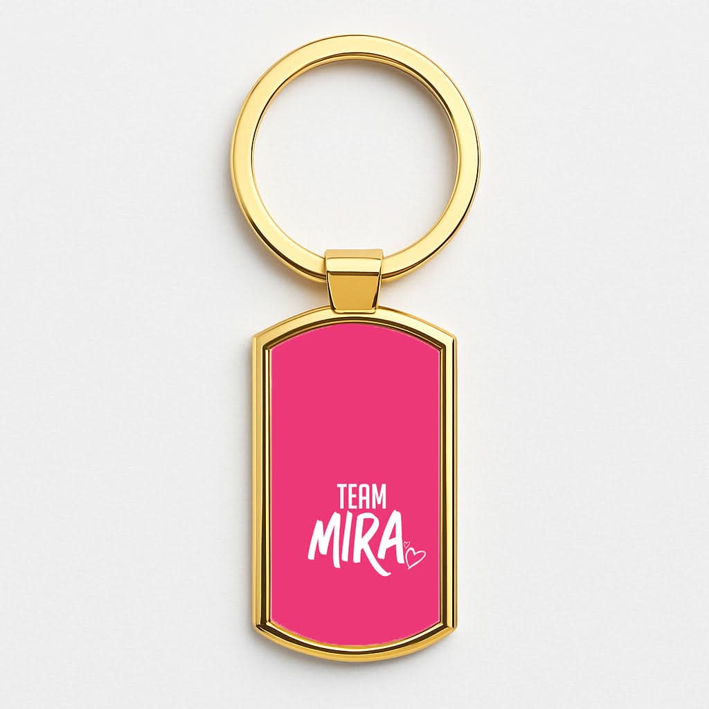 Team Mira Gold Keyring