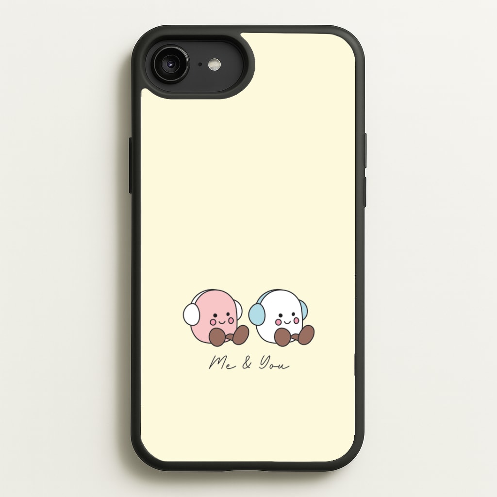 Cute Christmas Marshmellow Plushies iPhone 6 Plus / 7 Plus / 8 Plus Case