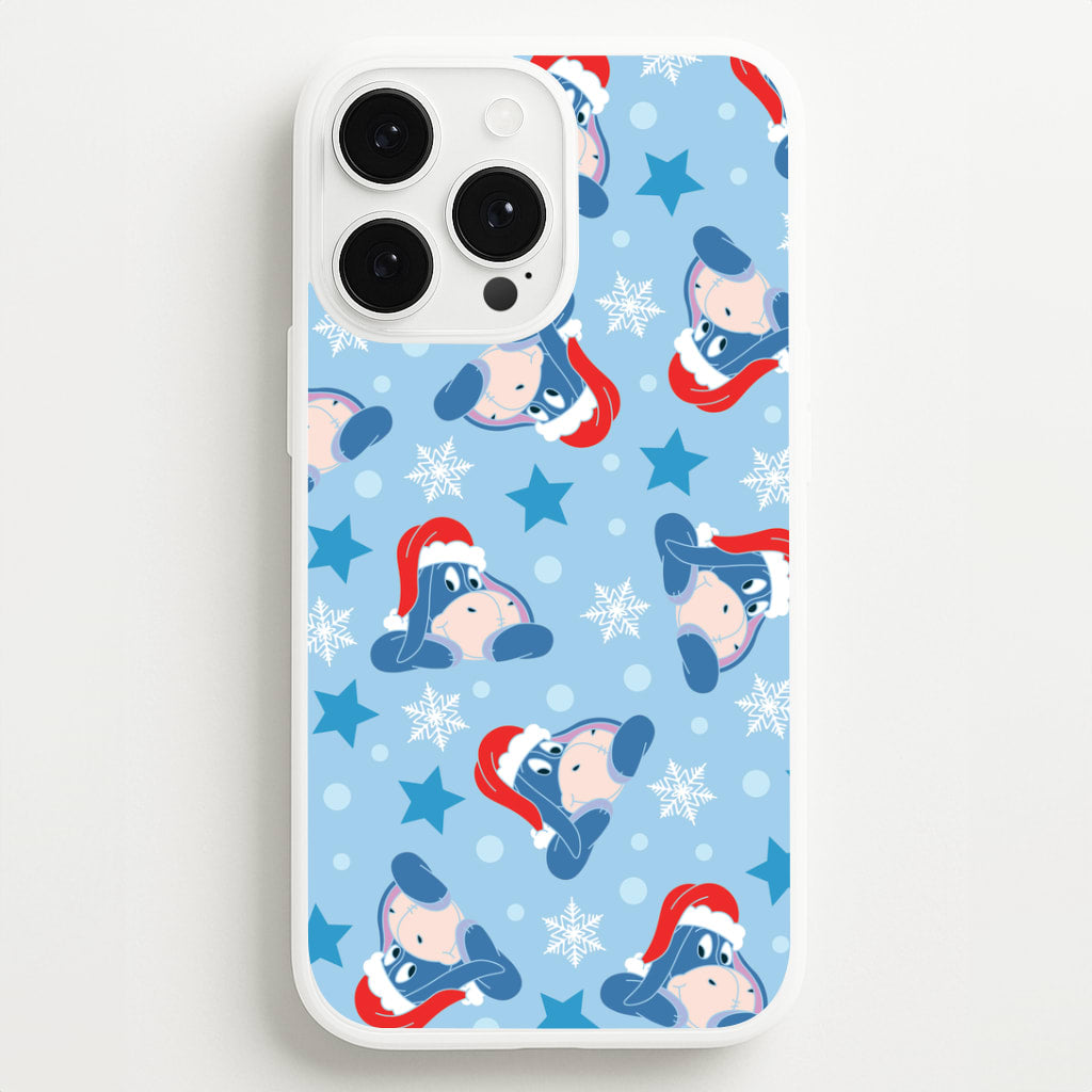 Cartoon Donkey Stars Pattern iPhone 13 Pro Max Case