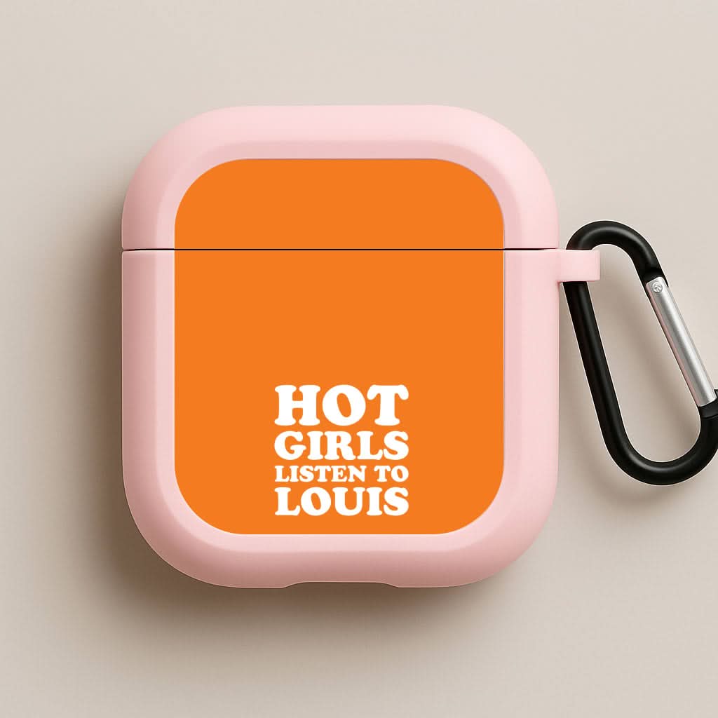 Hot Girls Listen To Louis Pink AirPods Case